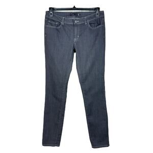 PrAna SZ 10 Kara Jeans Stretch Low-Rise Lightweight Zip-Fly Pockets Gray Wash